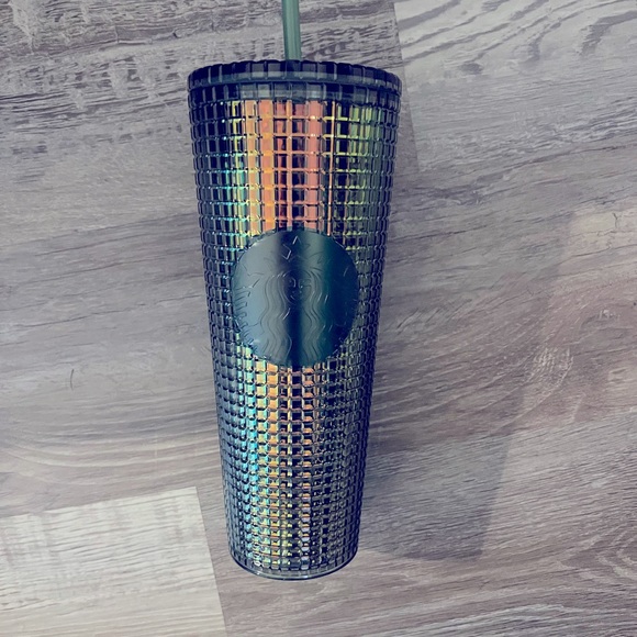 Starbucks Other - Starbucks venti cold cup bling color changing studded